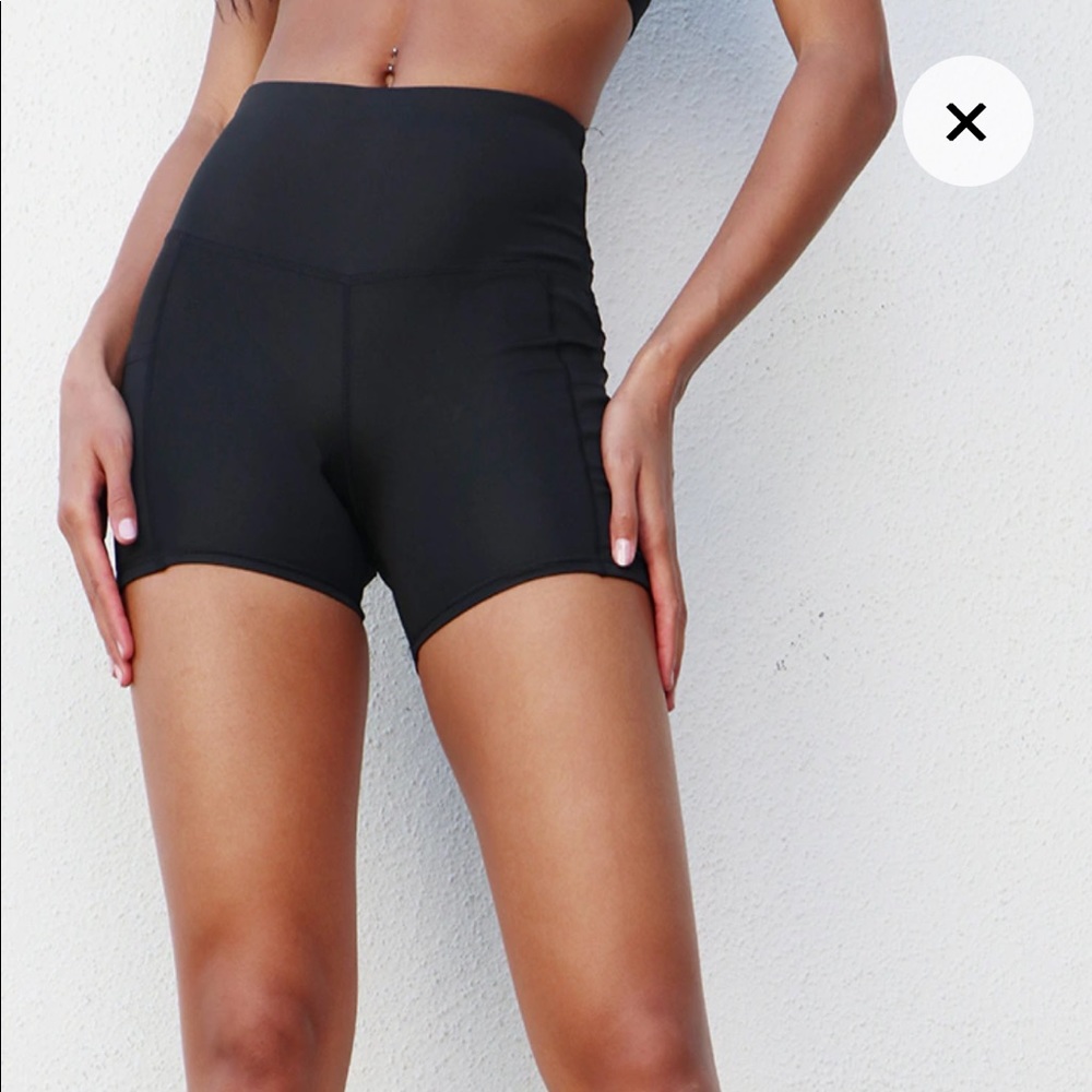 Black Biker Shorts